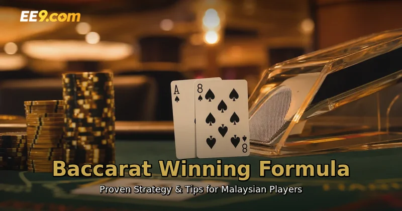 Baccarat winning formula strategy guide with tested betting systems at EE9 Malaysia
