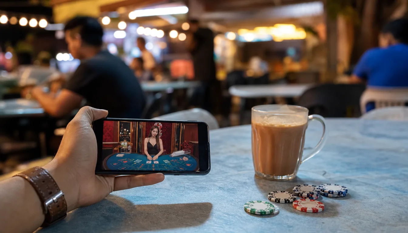 Playing legal licensed online casino games on mobile phone safely in Malaysia with EE9